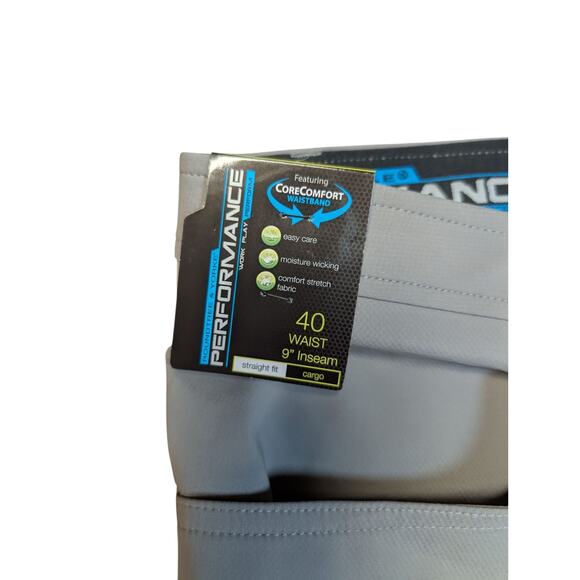 Roundtree & Yorke Shorts Men 40 (42) Performance Work Play Stretch Flat Front - Picture 3 of 8